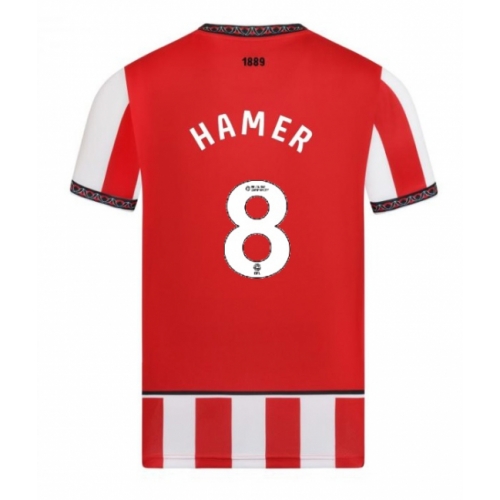 Billige Fotballdrakt Sheffield United Gustavo Hamer #8 Replika Hjemmedrakt 2025-26 Kortermet Billige Fotballdrakt Sheffield United Gustavo Hamer #8 Replika Hjemmedrakt 2025-26 Kortermet